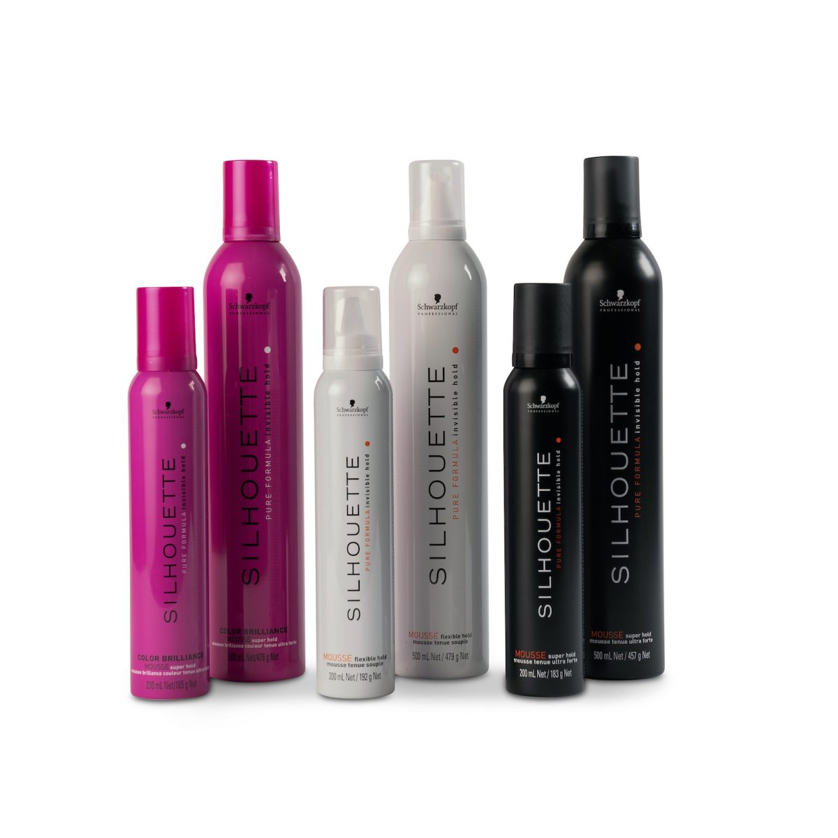 Silhouette Mousse 200ML & 500ML