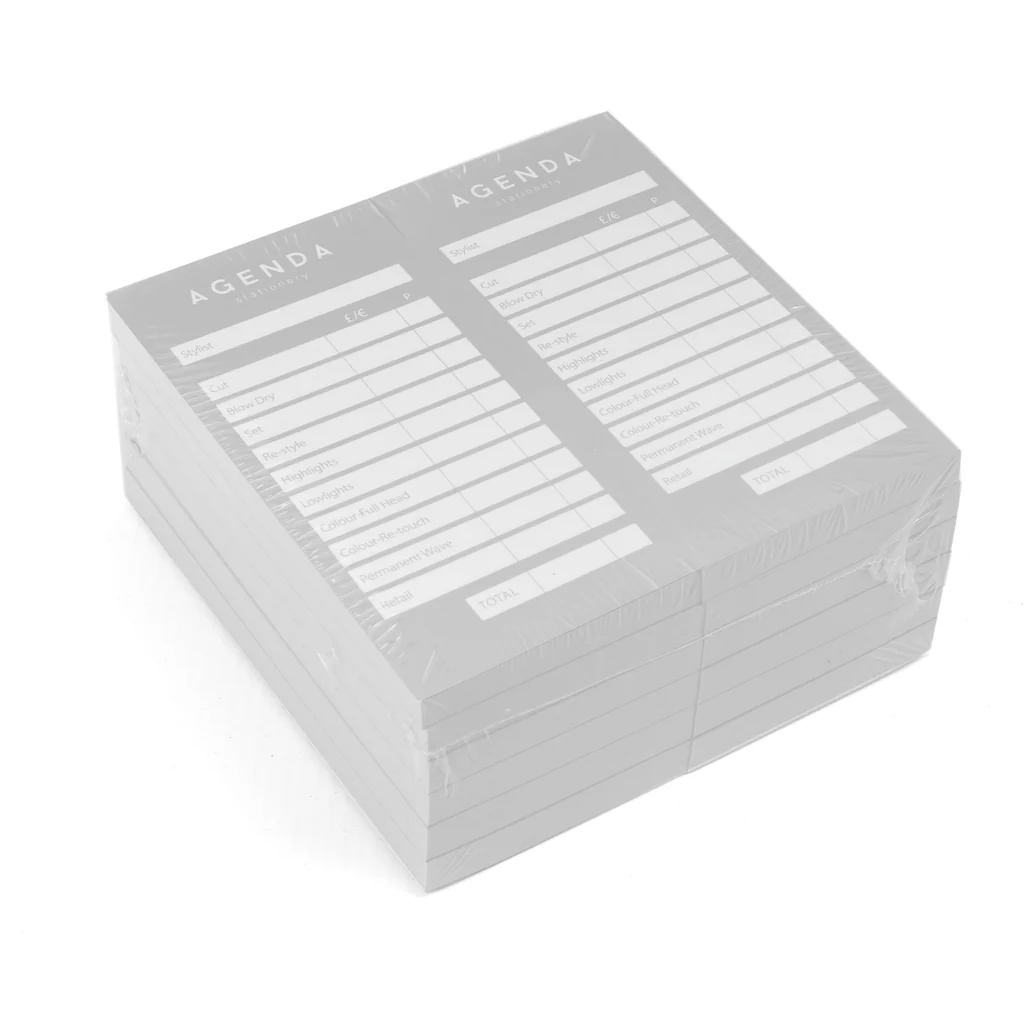 Agenda Grey Check Pads Unnumbered