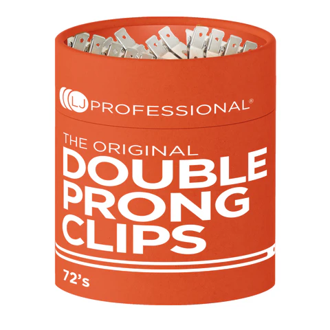 LJ Double Prong Curl Clips (72)